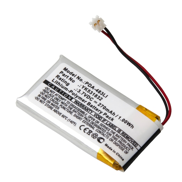 Ultralast GPS Battery, Golf Buddy VT3 GPS Rangefinder Golf Buddy YK531832 PDA-483LI - main